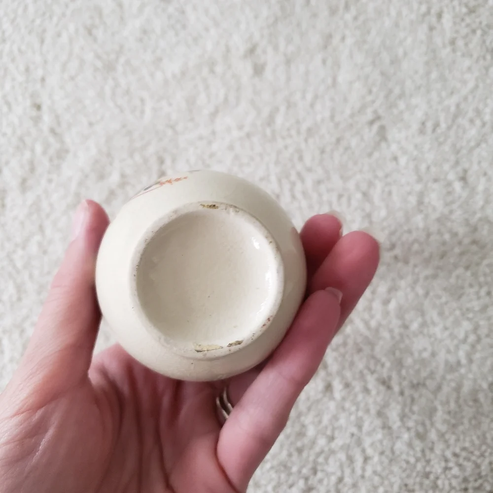 Vintage Small Peacock Bud Vase